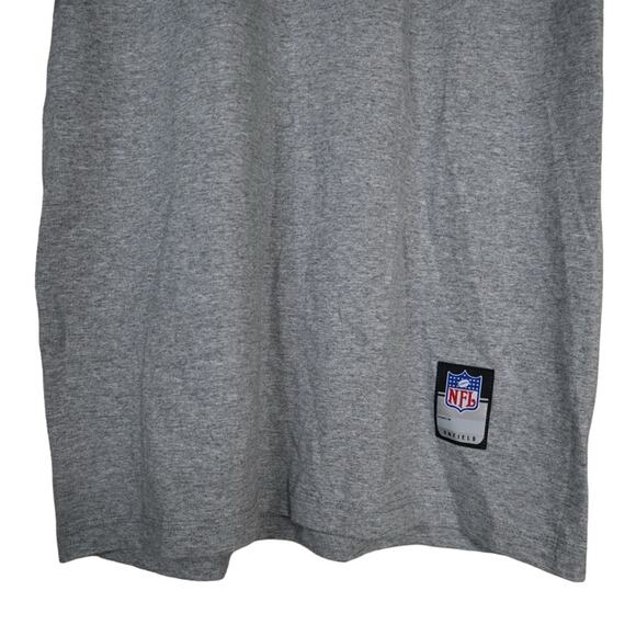 Reebok NFL Team Apparel Mens M Dallas Cowboys Onfield Gray T-shirt NEW - Picture 5 of 9
